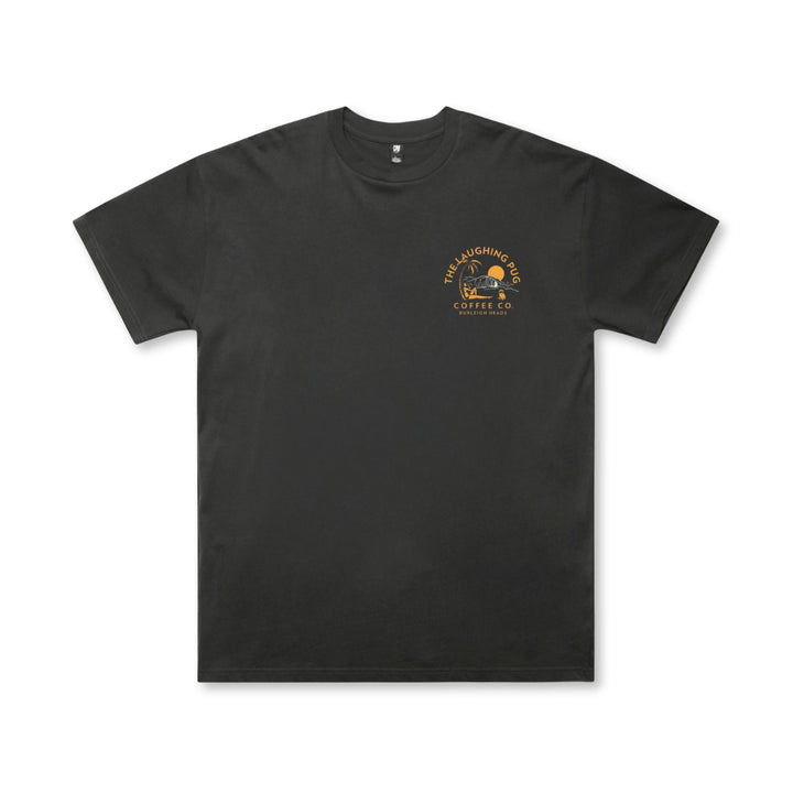 Oversize Box Tee Wave Girl Print