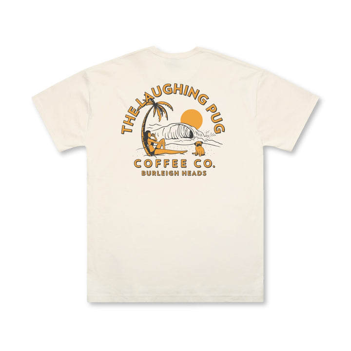 Oversize Box Tee Wave Girl Print