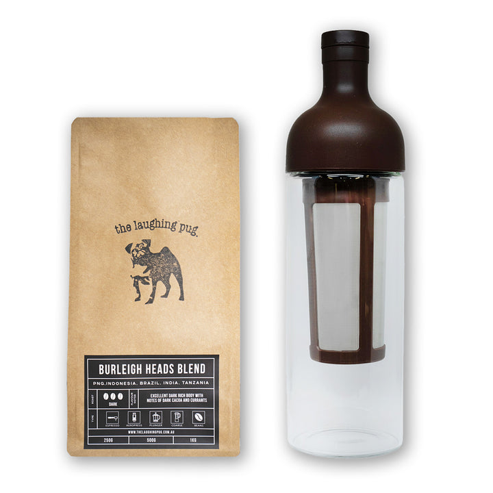 Cold Brew Bottle + Ground Coffee 500g Bundle