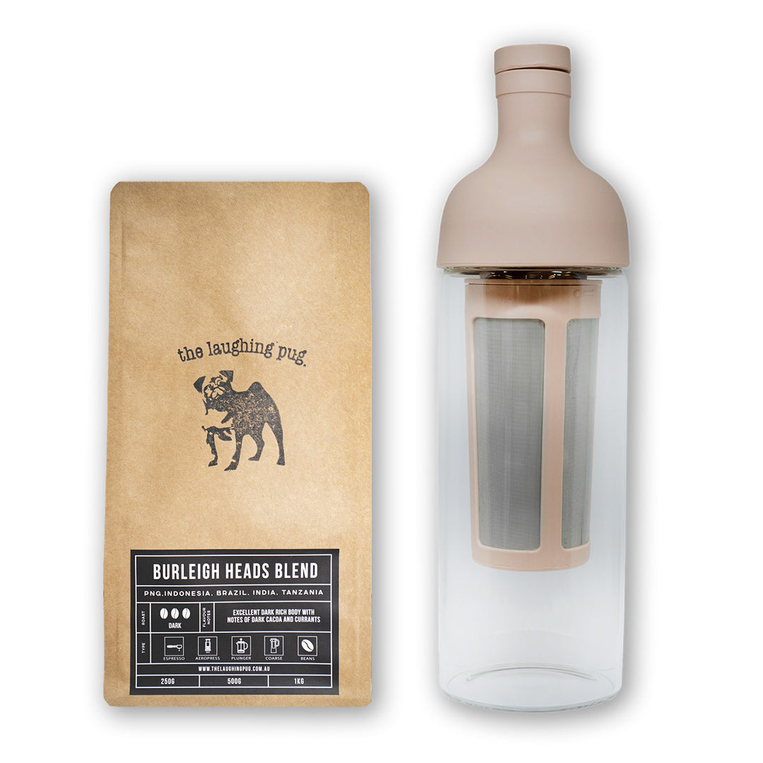 Cold Brew Bottle + Ground Coffee 500g Bundle