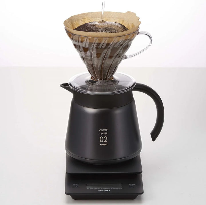 Hario V60 Black Thermal Stainless Steel Server 600ml