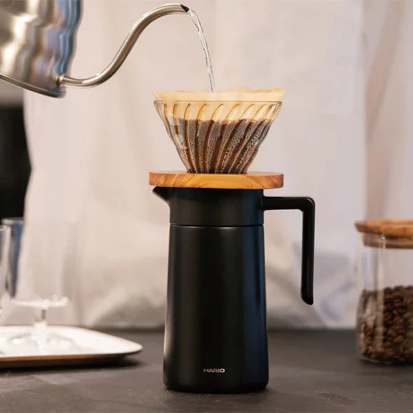 Hario Double-Walled Thermal Jug 800ml (Ceramic Coated)