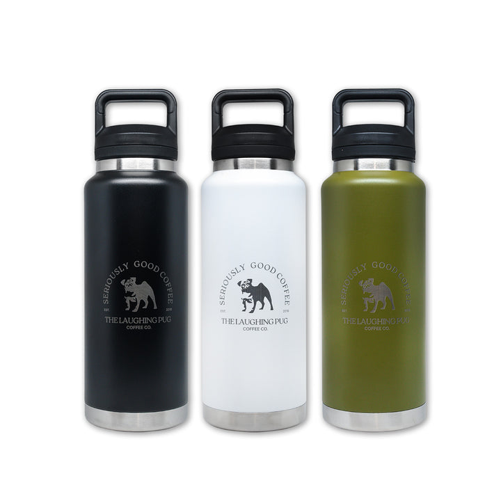 Pug 1L Stainless Steel Water Bottle